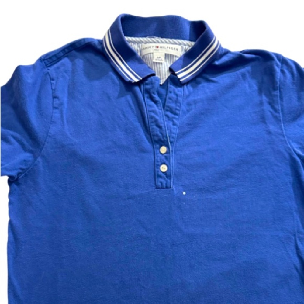 Tommy Hilfiger Women’s Top Golf Polo Shirt Short Sleeves Blue Size Small
